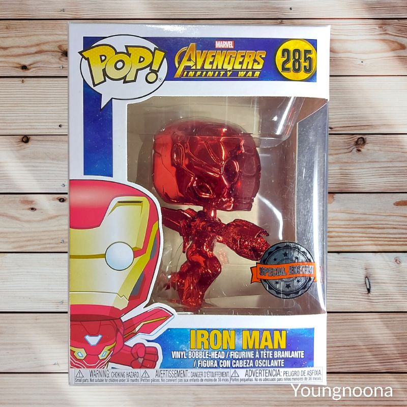 Funko pop store iron man chrome