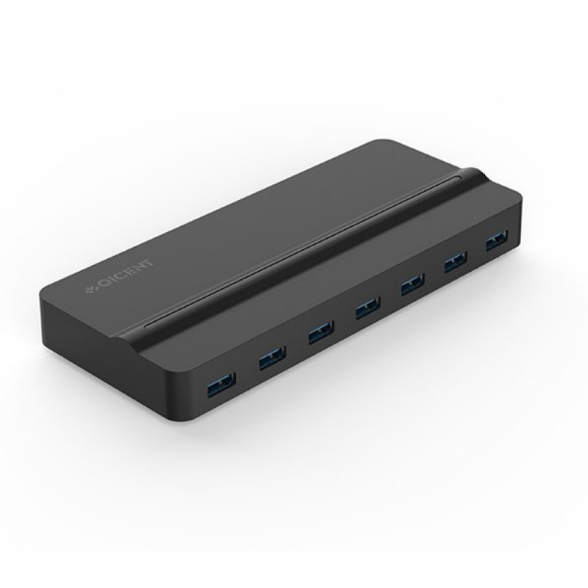 QICENT USB 3.0 SuperSpeed Hub with 7 Transfer Data Port | Shopee ...