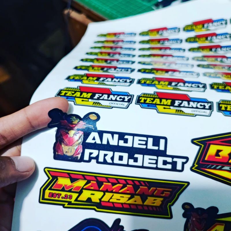 Custom STICKER PRINTING 1/2 SHEET A3 CONTENTS MANY DESIGNS LIKE LIKE ...
