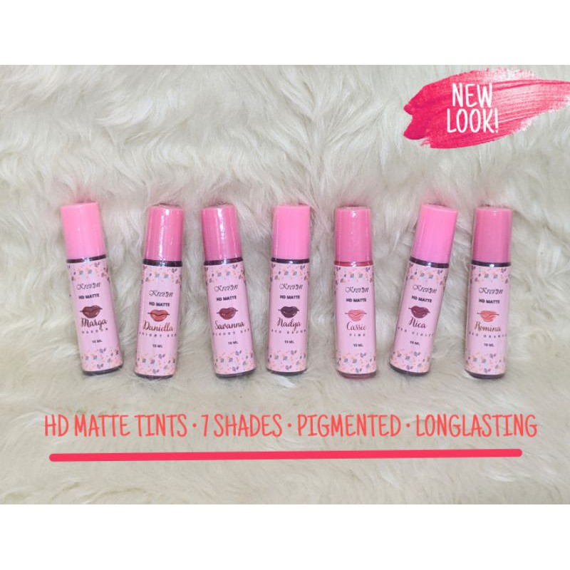 10 + 1 OFFER 1PC HD MATTE TINT (liptint) 10ml | Shopee Philippines