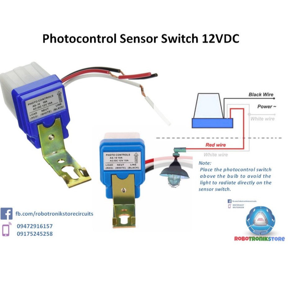 Photocontrol Sensor Switch 12VDC Shopee Philippines