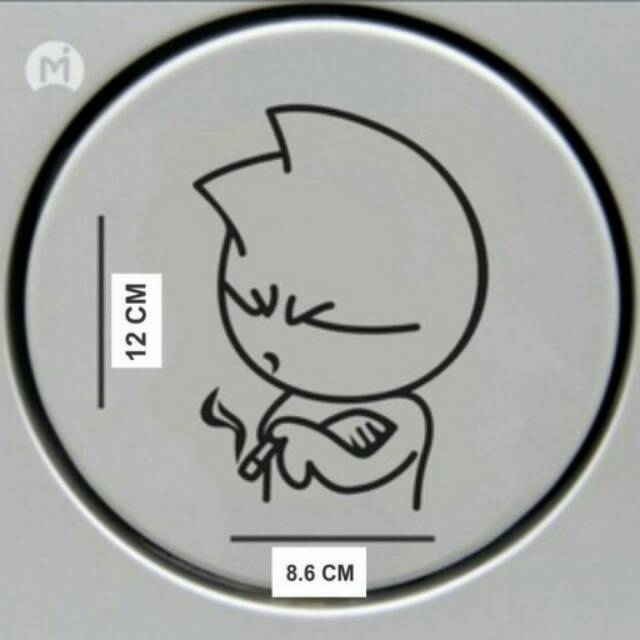 Smoke onion car tank sticker / unique sticker | Shopee Philippines