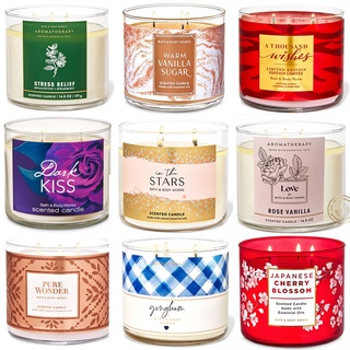 Bath & Body Works Accents | Mahogany Teakwood High Intensity 3 Wick Candle | Color: Black/White | Size: Os | Bluepalmtree's Closet