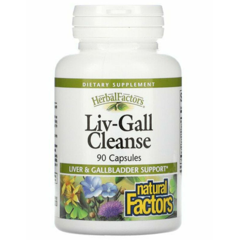Natural Factors LivGall Cleanse, Liver & Gallbladder Support, 90