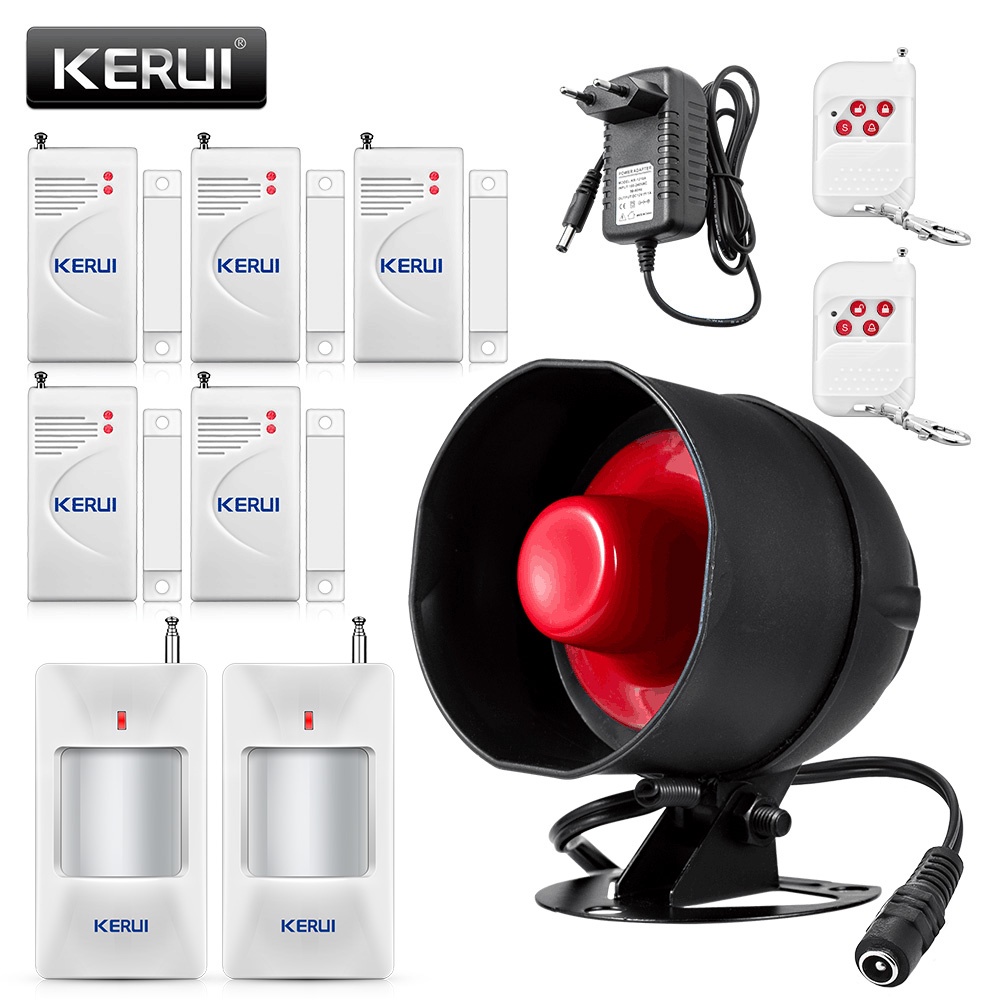 KERUI Standalone Wireless Home Security Alarm System Kit Siren Horn ...