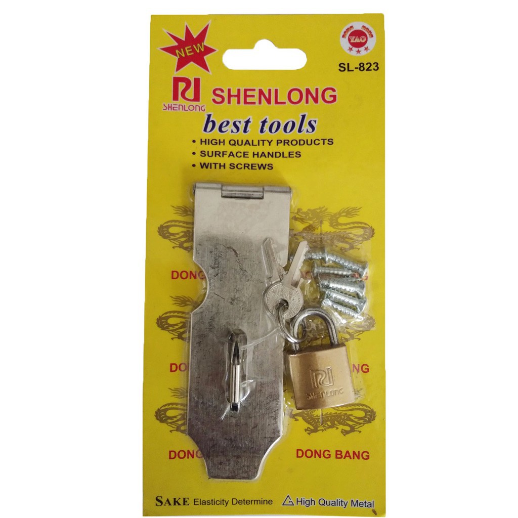 Door Latches Padlock Hasp Door Clasp Gate Hinge Hasp Lock