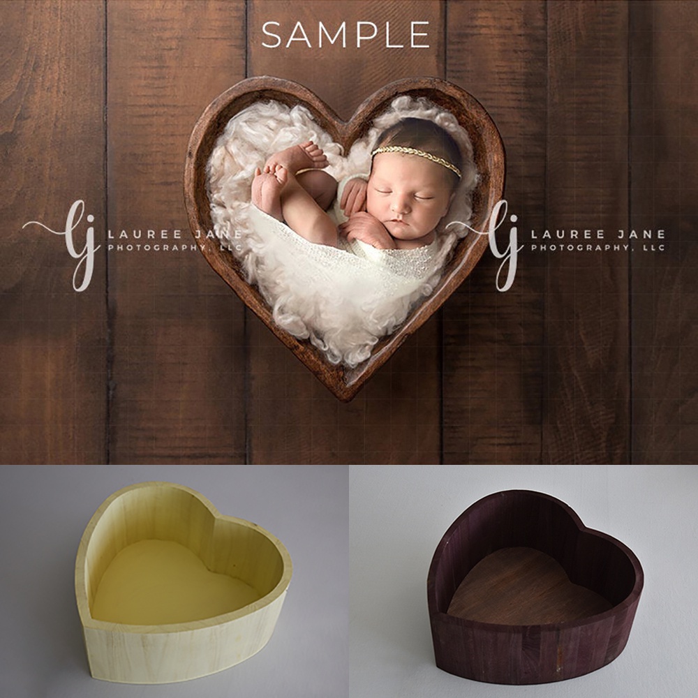 Baby Props Newborn Photography Studios Vintage Wooden Basket Photoshoot ...