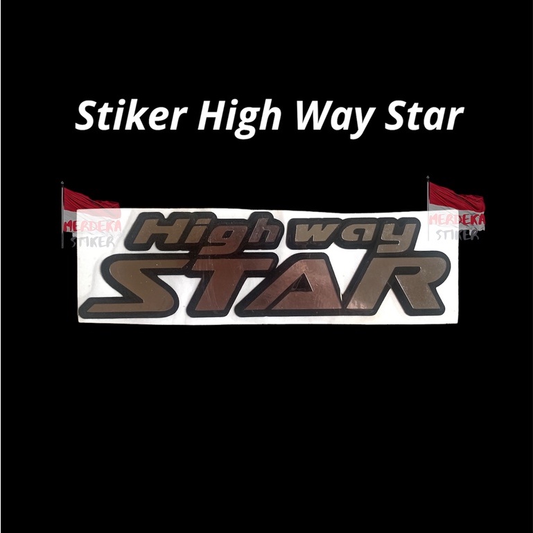 Highway STAR Trunk Emblem For Livina & Serena HWS Car Sticker | Shopee ...