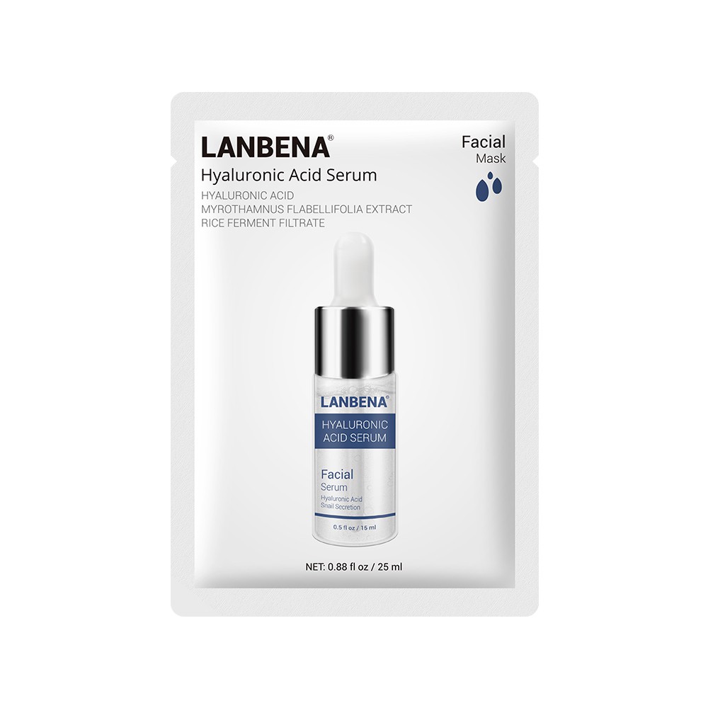 LANBENA Hyaluronic Acid Serum Facial Mask Moisturizing Whitening ...