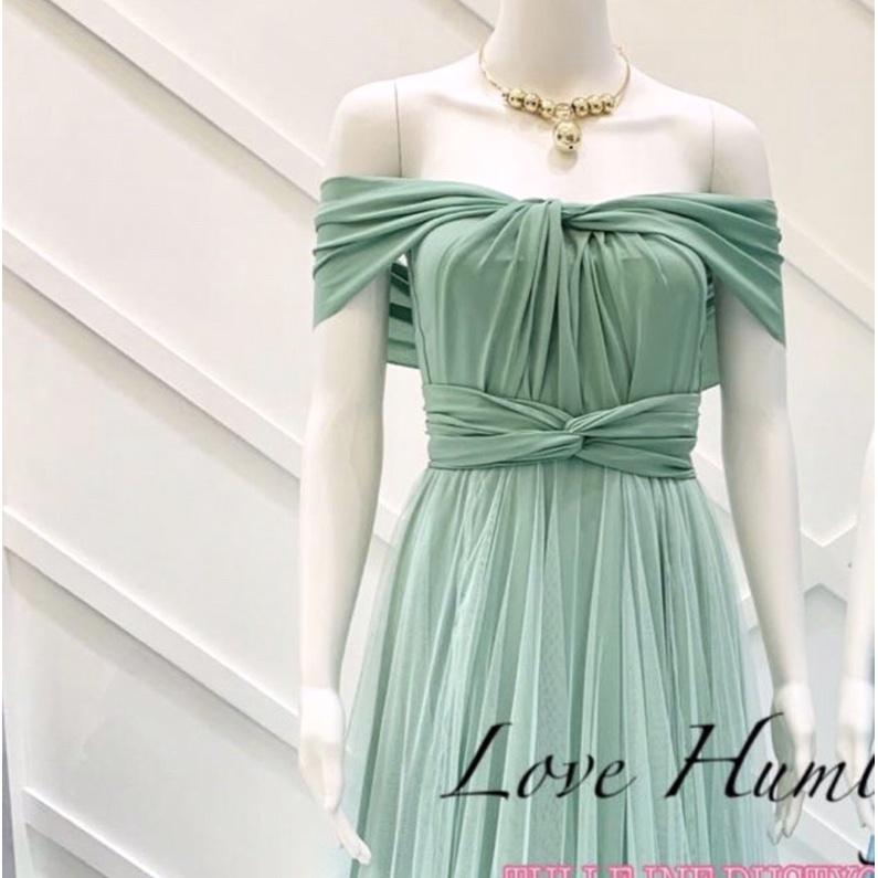 Sage green infinity on sale dress