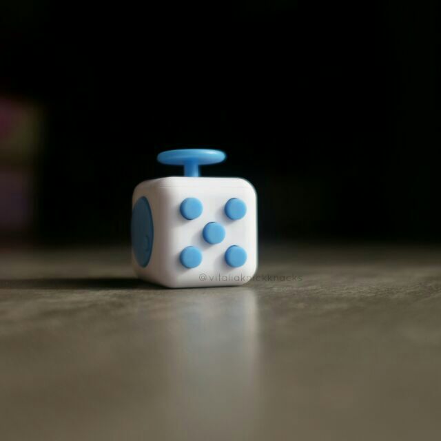 ON HAND Fidget Cube Toy - Apollo (Blue/White) | Shopee Philippines