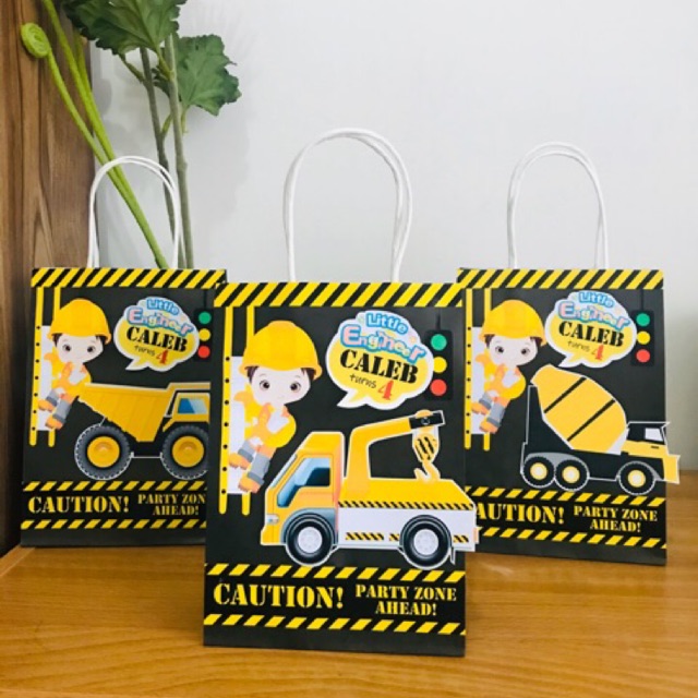 [COD!] Little Engineer Construction Loot Bags Shopee Philippines