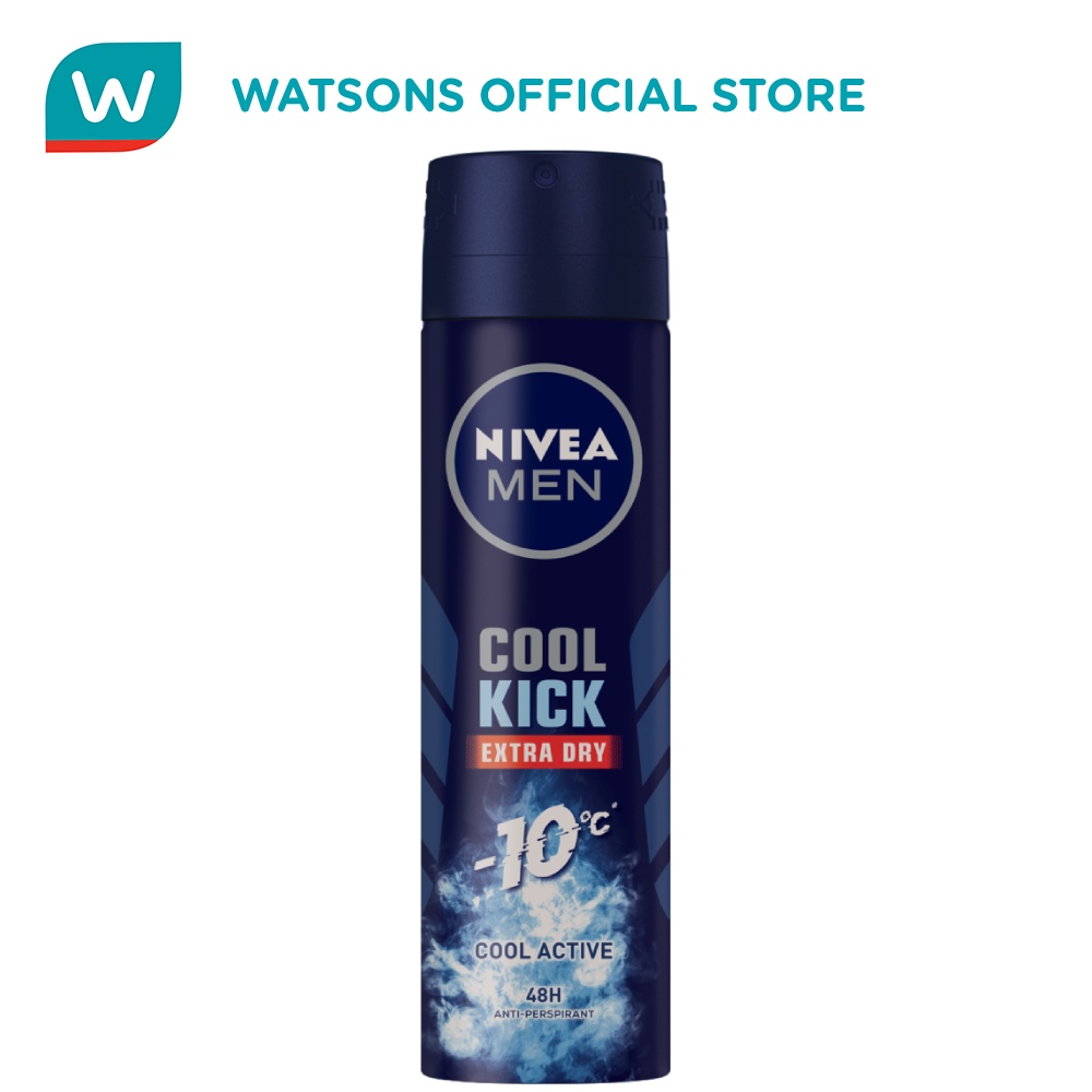 NIVEA Men Cool Kick Sport Deo Spray 150ml | Shopee Philippines