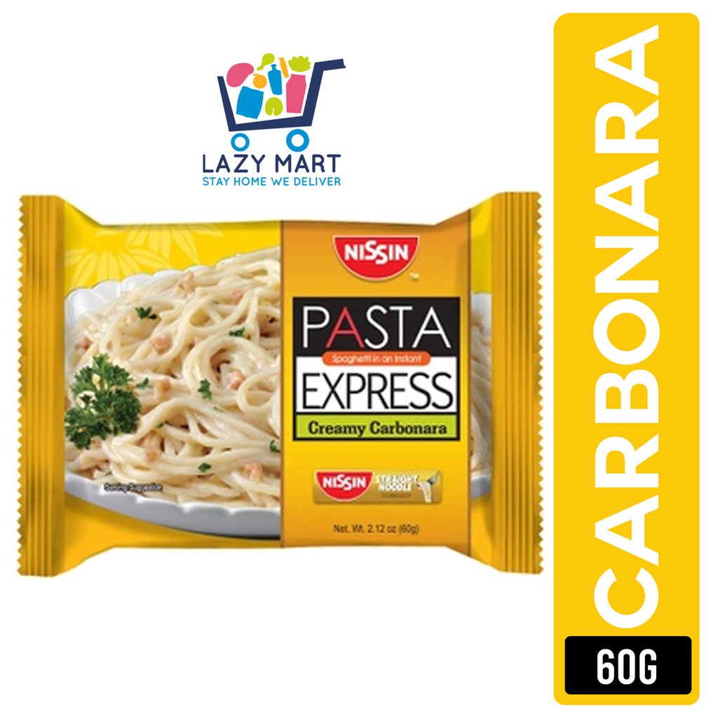 Pasta Express Creamy Carbonara 60g Shopee Philippines