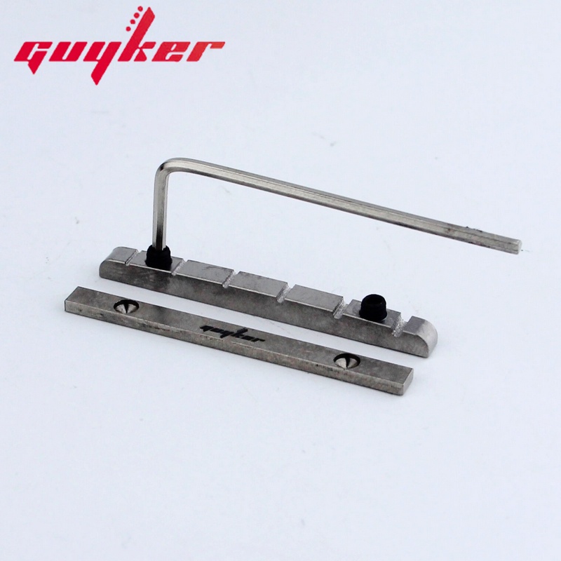 5 String Bass Guitar GUYKER Stainless Steel Ball Adjustable Nut Split ...