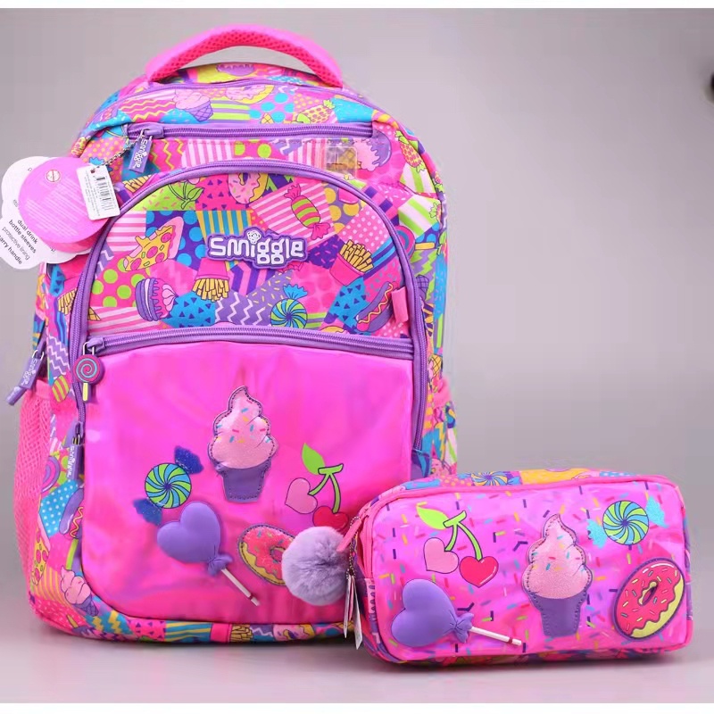 Original Australia 3D lollipop Smiggle School back Backpack LARGE Size ...