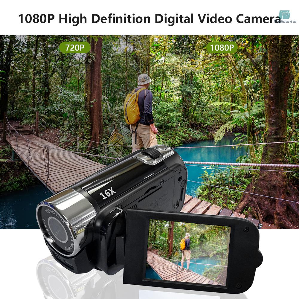 2.0 Portable Digital Video Camera 16MP 4X Digital Zoom Camcorder Mini Video Camera DV DVR For YouTube Blogger