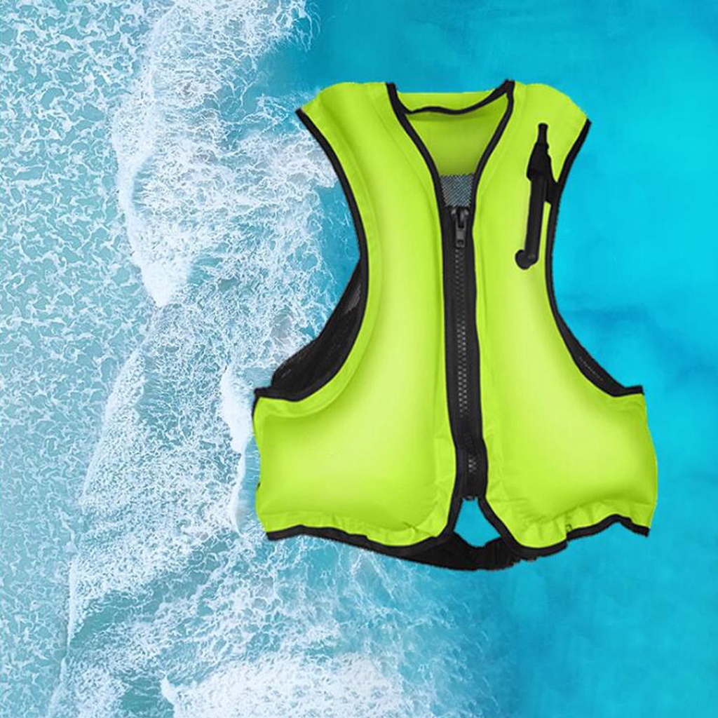 【In stock】Snorkeling Floating Device Swim Life Vest Inflatable Swimming ...