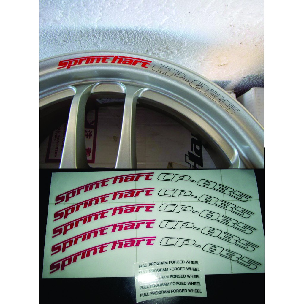 SPRINT HART cp035 aka Racing hart cp035 replacement sticker | Shopee ...