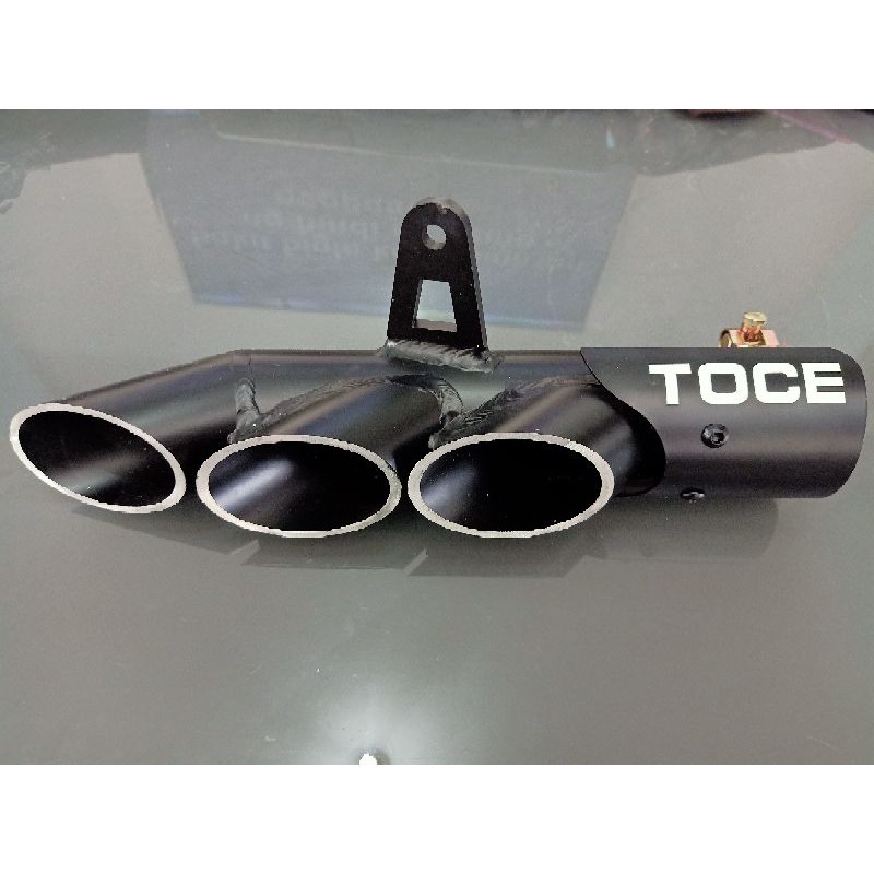 TOCE 3 HOLE MUFFLER RACING EXHAUST | 51mm Toce Open Muffler 3 wholes ...