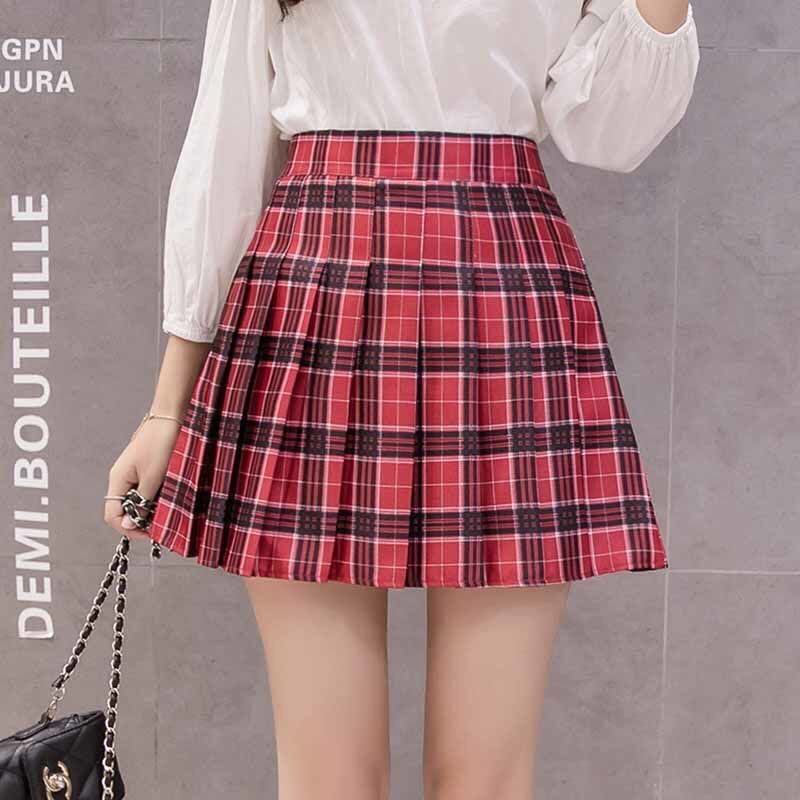 Korean style high waist short fashionable pleated blackpink mini tennis ...