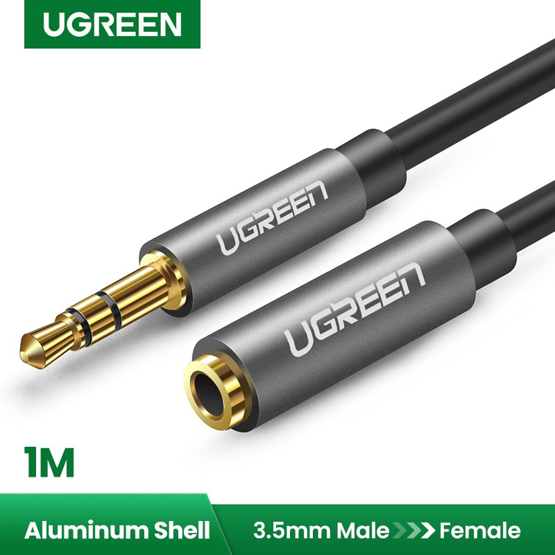 UGREEN Jack 3.5mm Audio Extension Cable without Mic | Shopee Philippines