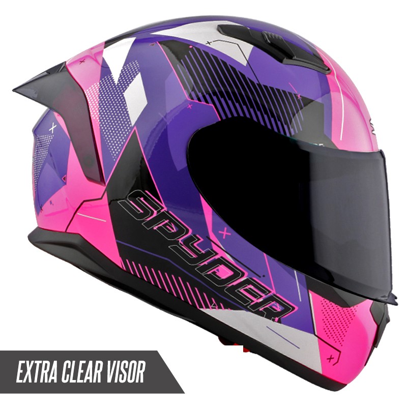 Spyder Full Face Helmet ROGUE GD Series 1 (Free Clear Visor) | Shopee ...