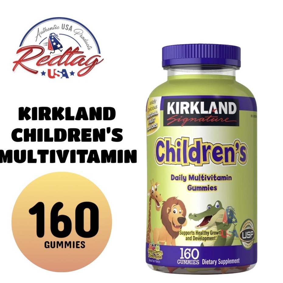 Kirkland Children's Daily Multivitamin (160 gummies) Shopee Philippines