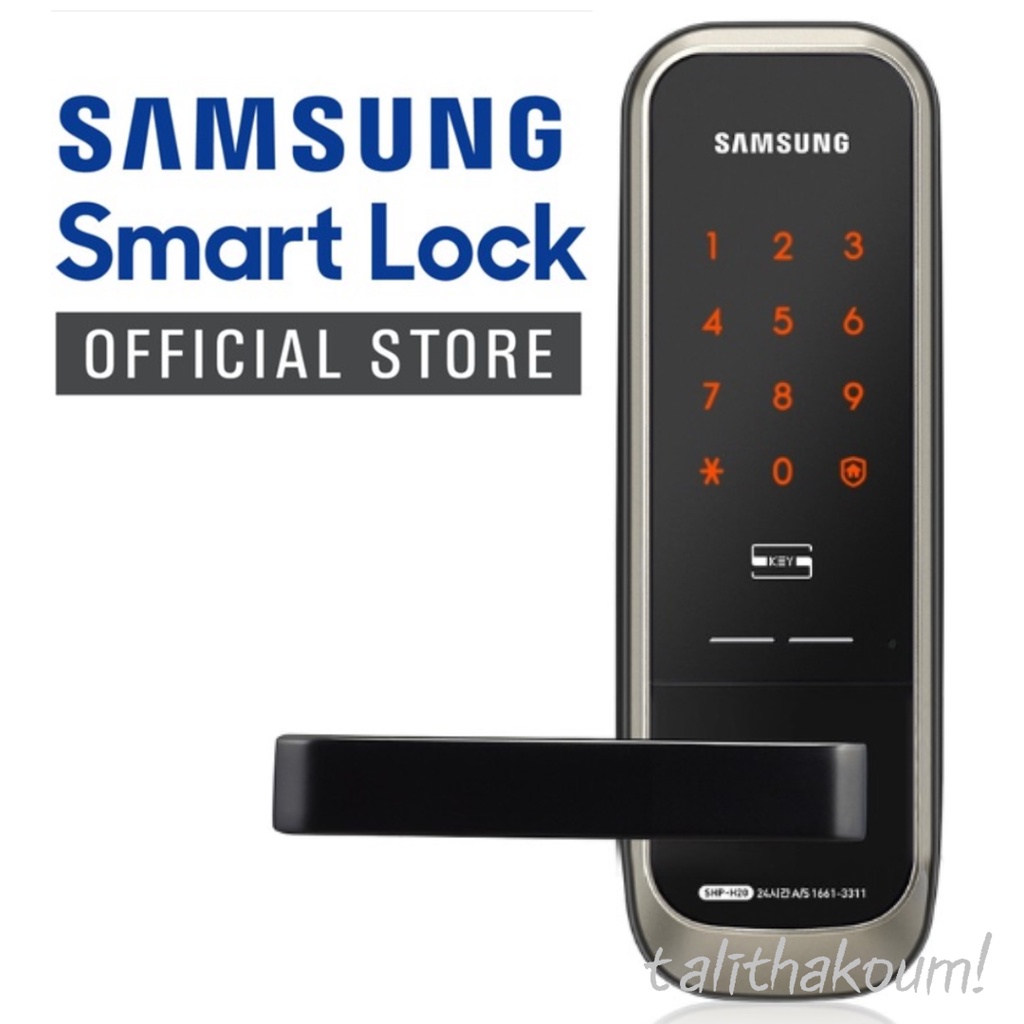SAMSUNG Digital Door Lock SHPH20 Smart Touch Pad Password Card Key