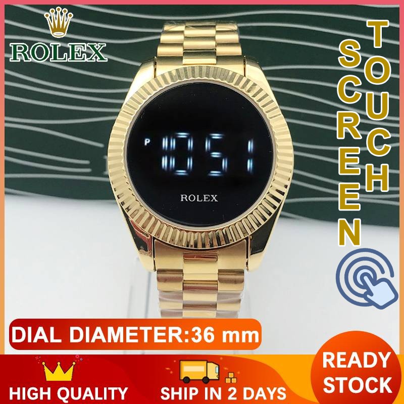 Rolex touch cheap screen watch