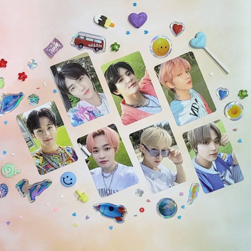 [NCT Dream] epoxy sticker set and card photo - HELLO FUTURE (genuine ...