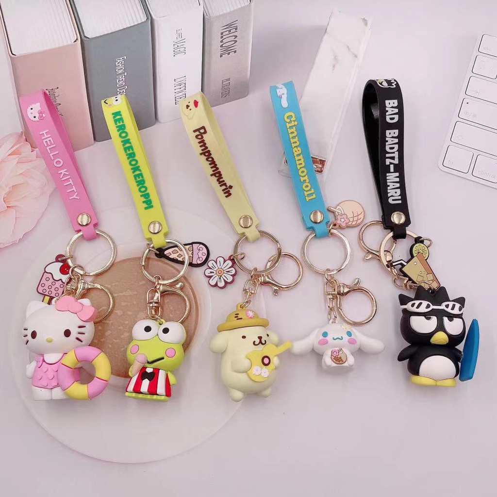 keychain rubbber character design haul length 20cm withd 4cm. | Shopee ...