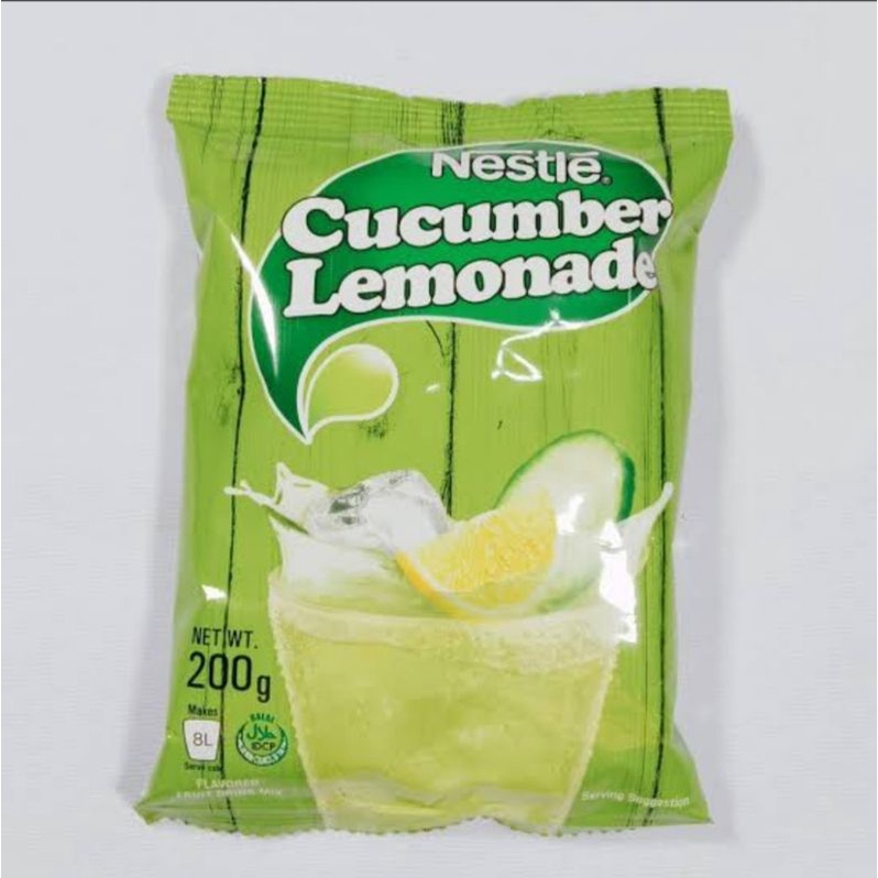 Nestle Cucumber Lemonade Powder Mix Fruit Drink 200g Shopee Philippines 