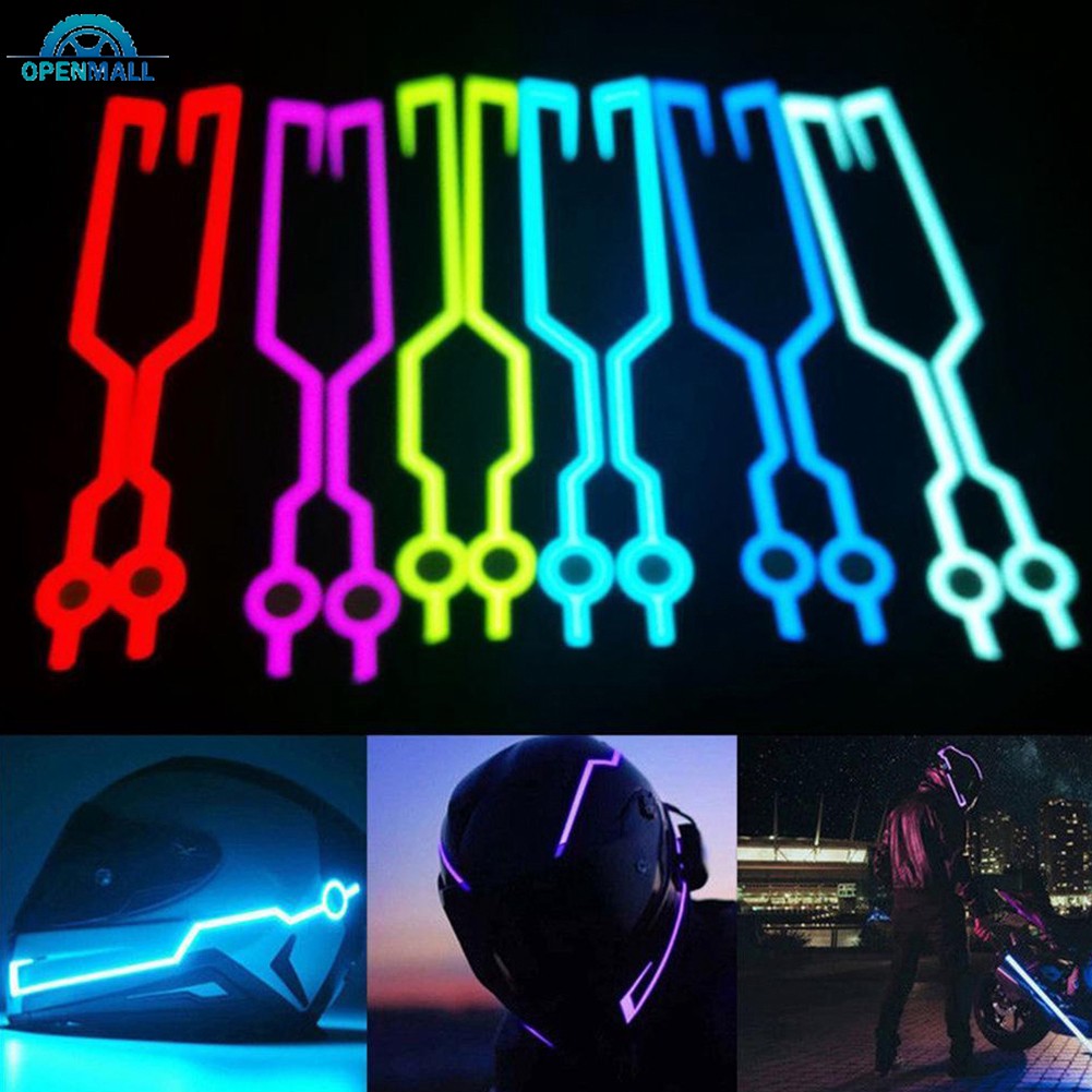 OM Motorcycle Helmet Light Mode Kit Helmets Night Riding Signal