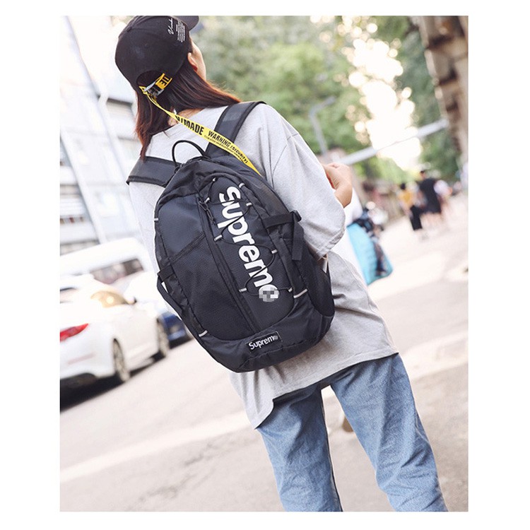 Supreme Bag Korean Version Movement Shoulder Bags Student Backpack Bag Shopee Philippines