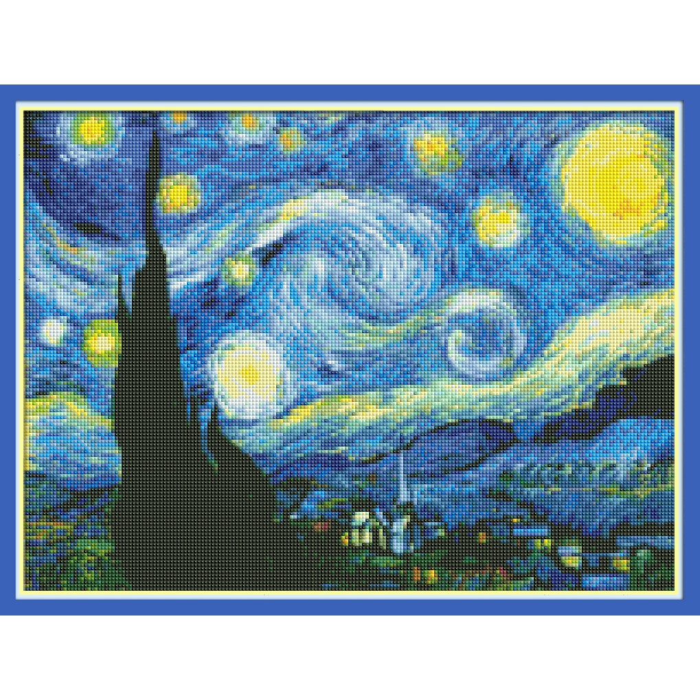 Starry Night Van Gogh Diamond Painting