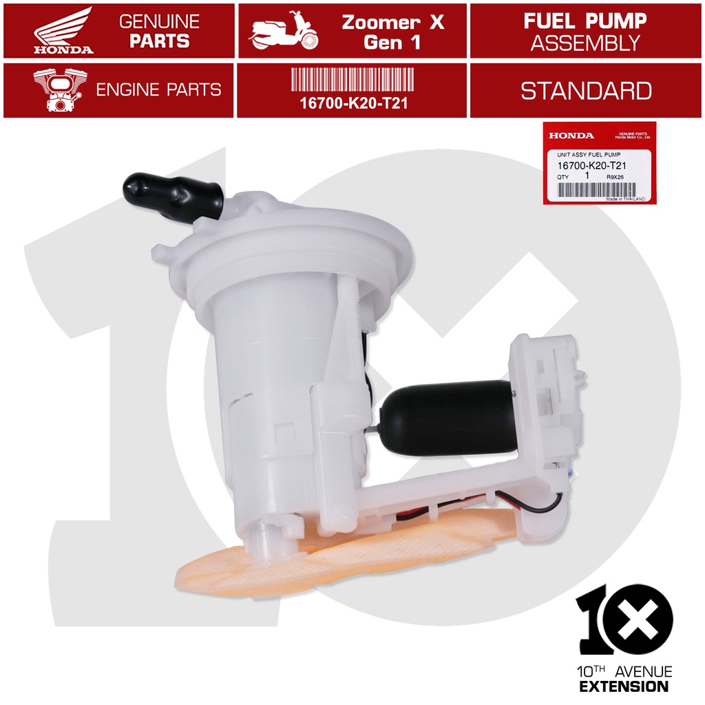 10thX HONDA Genuine Fuel Pump Assembly Part No.16700K20T21 for Zoomer