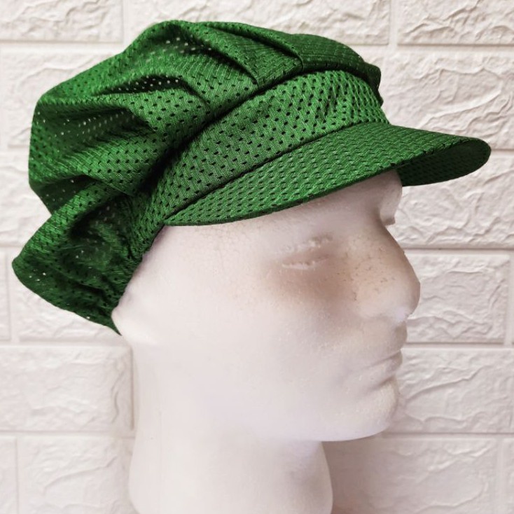 ๑㍿ CLARK GREEN with Visor Production Utility Cap Crew Staff