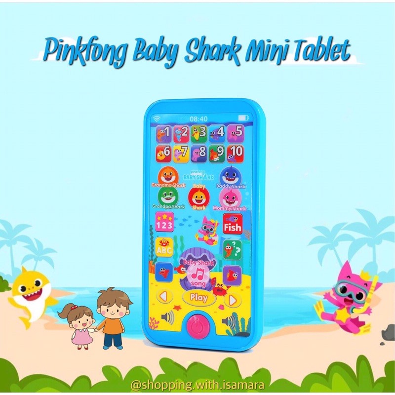 Pinkfong Baby Shark Mini Tablet / Original Toy | Shopee Philippines