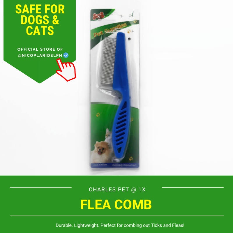 Flea Comb Perfect for Combing Ticks and Fleas on Dogs and Cats Shopee