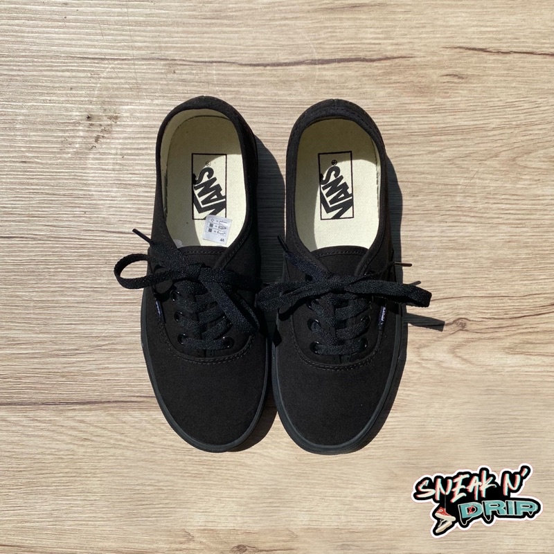 Vans authentic outlet all black philippines