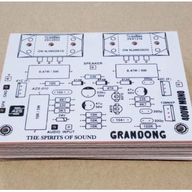 Pcb Power Amplifier Safari 400W Mono Grandong | Shopee Philippines