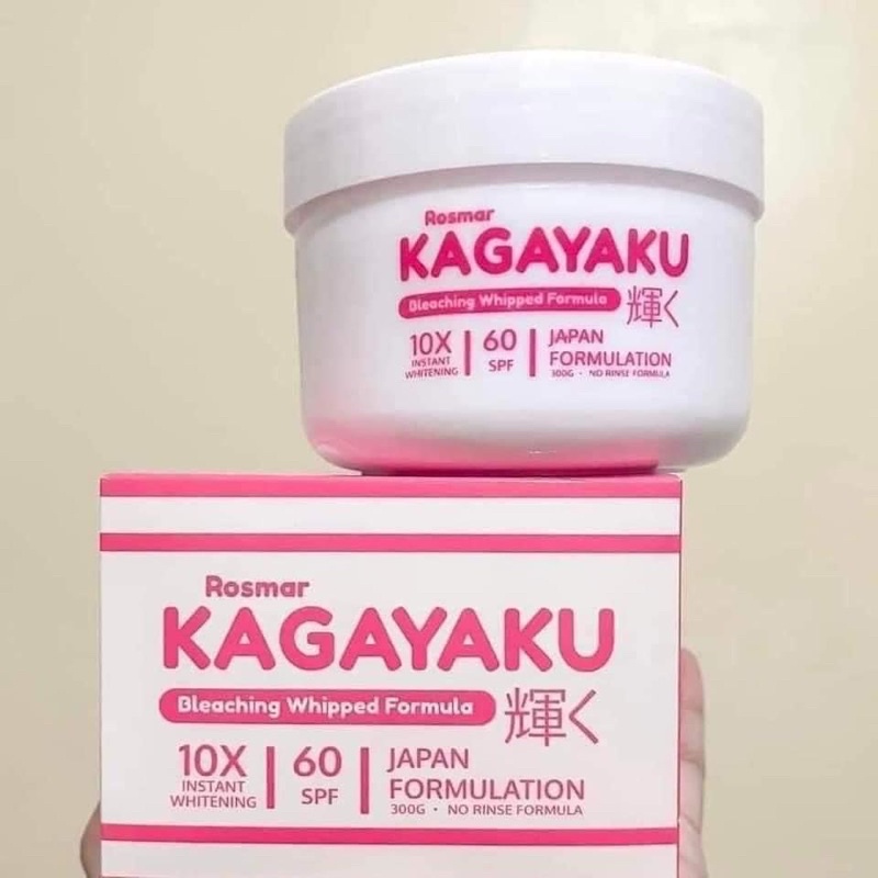 ROSMAR KAGAYAKU BLEACHING WHIPPED CREAM NO RINSE FORMULA | Shopee