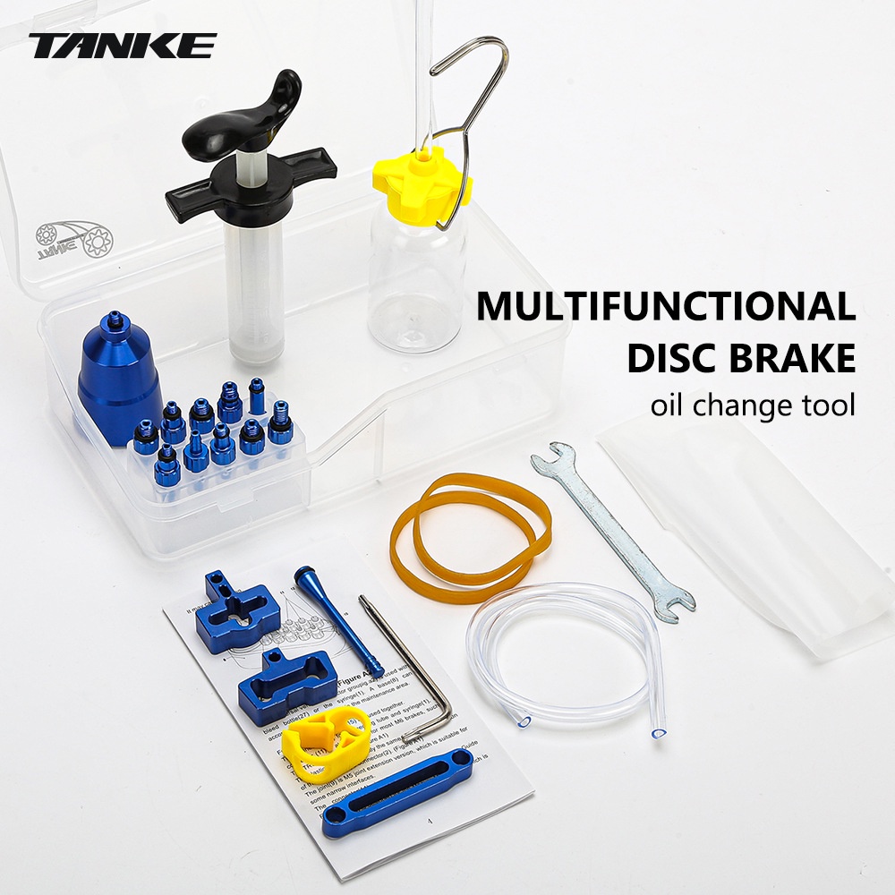 TANKE Mountain Highway Bicycle Oil Disc Brake Oil Change Oiler MultiPurpose Brake Maintenance