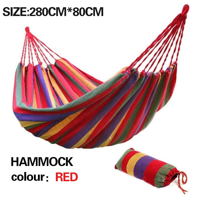 CQW Portable Cotton Rope Outdoor Hammock Canvas Hammock with Storage Bag Shopee Philippines