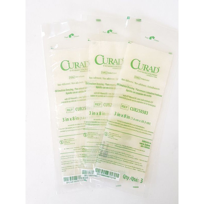 Curad Dressings Xeroform Petrolatum, Petrolatum, Oil Emulsion / Wound
