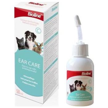 6pcs Bioline Ear Care Eye Care Tear Stain and Ear Mites 50ml for Dogs ...