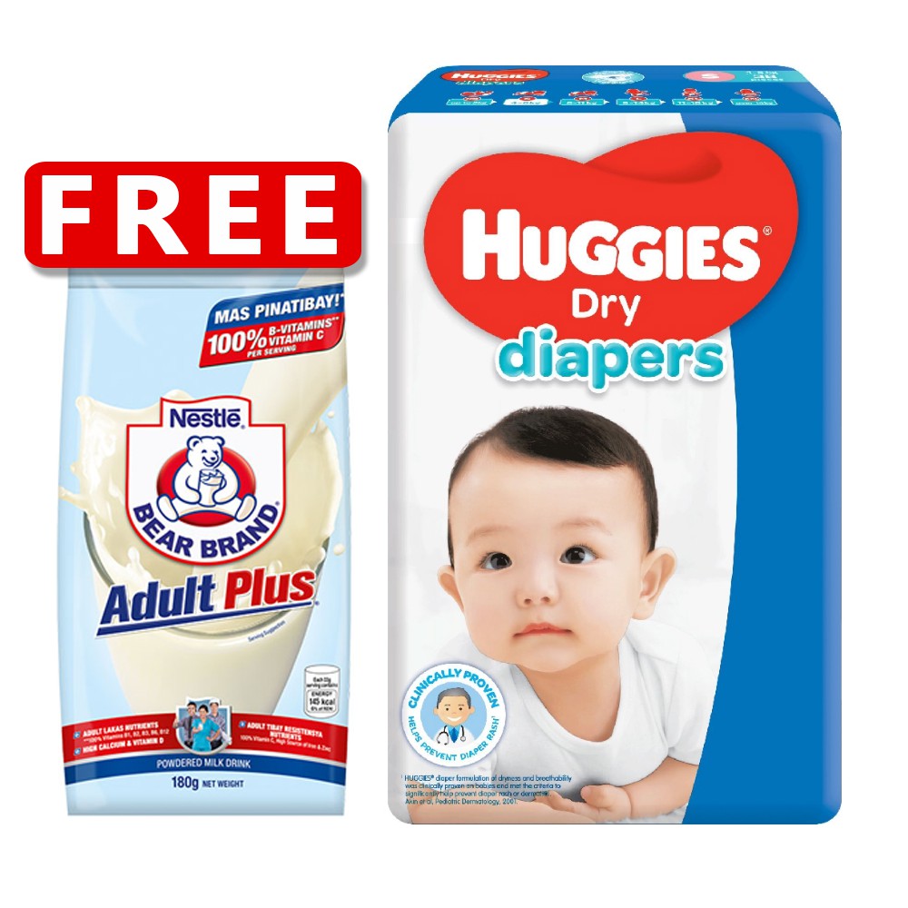 Huggies Dry diapers Small 38 pieces | Shopee Philippines