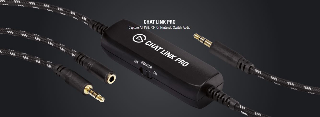 ELGATO Chat Link Pro Capture ALL PS5, PS4 or Nintendo Switch Audio ...