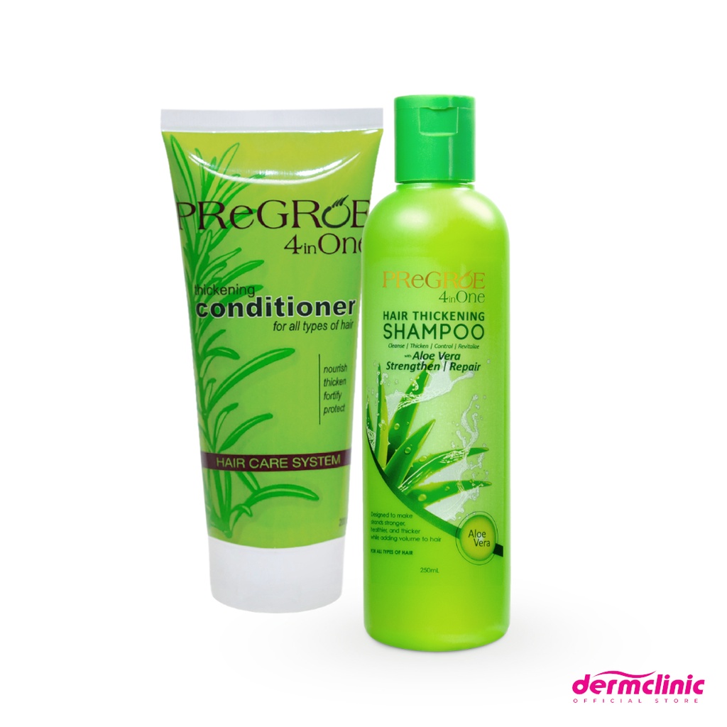 Pregroe Shampoo 250ml and Pregroe Conditioner 200ml Shopee Philippines
